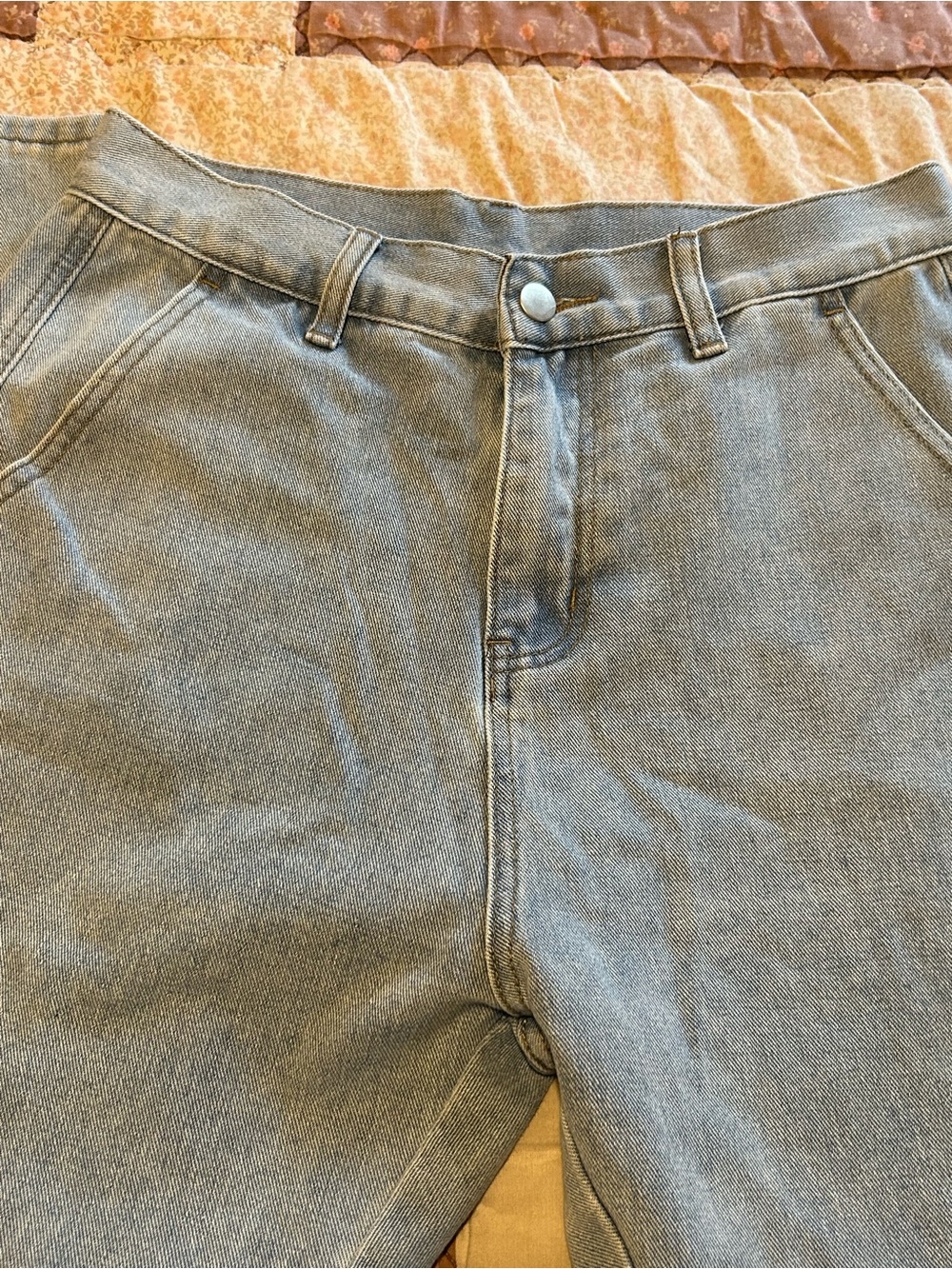 SHEIN Women's Light Blue Relaxed Denim Jeans